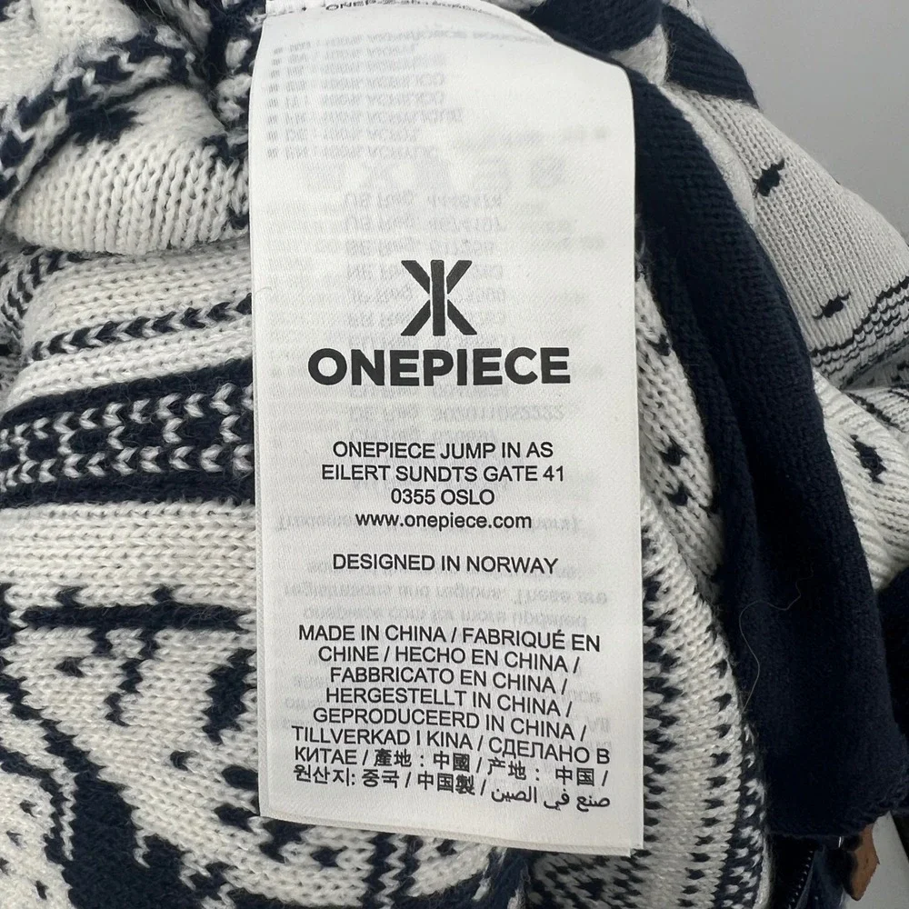 One Piece Norwegian‎ Holidays Are Coming Fair Isle Jumpsuit Onesie Nordic Skiing - Picture 10 of 13